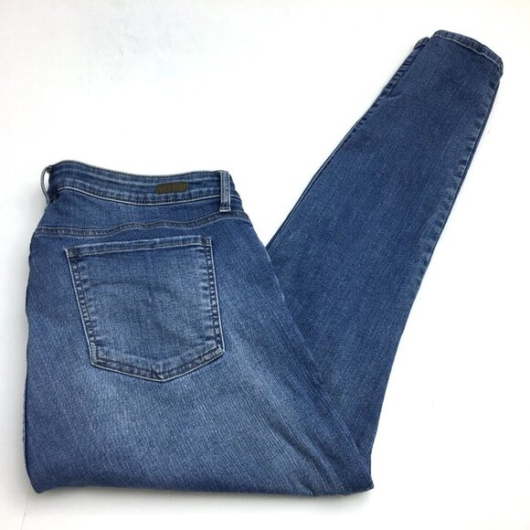 Kut From The Kloth Jeans Toothpick Skinny Distressed Stretch size 16W length 30" - Picture 8 of 8